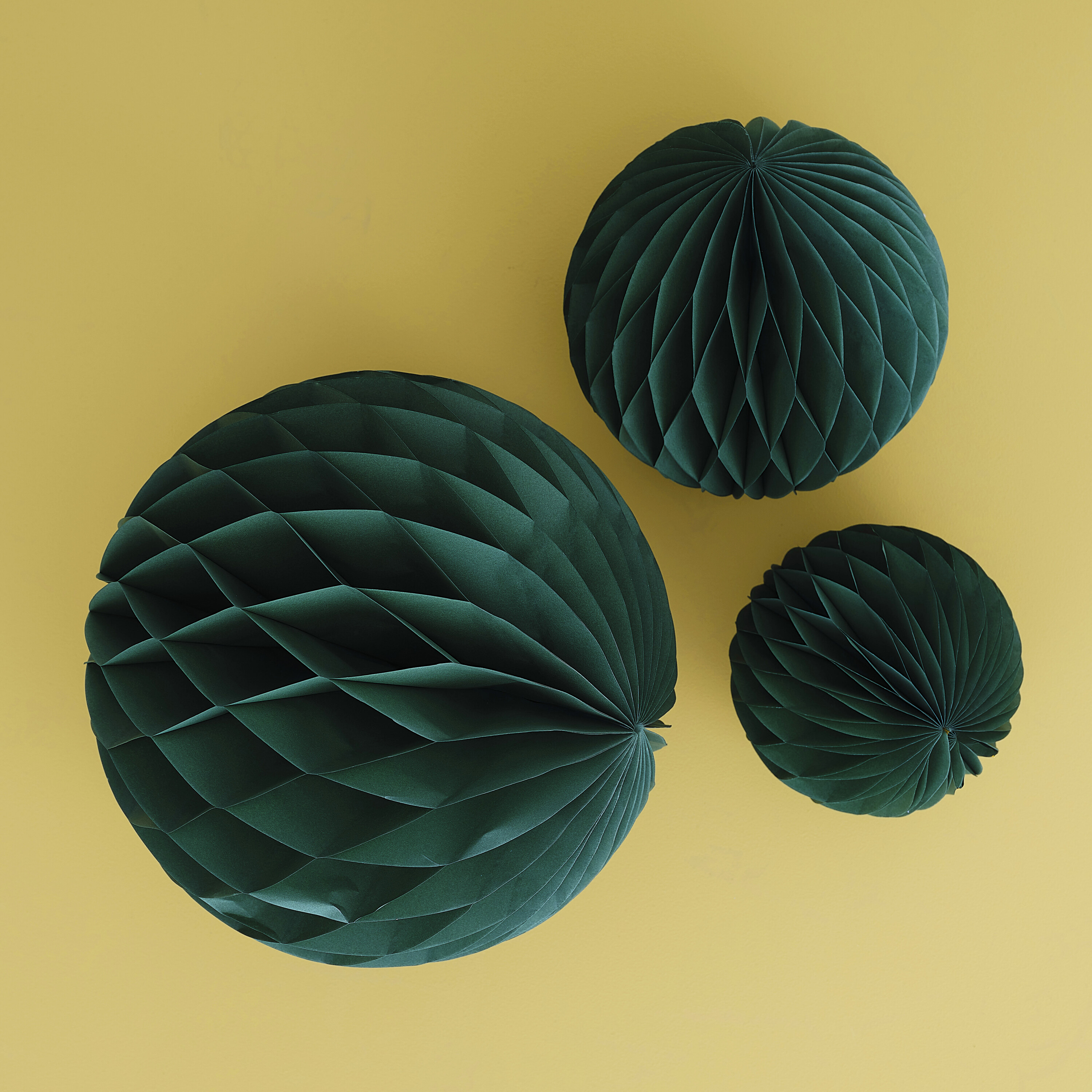 Green Honeycomb Paper Decorations | Ginger Ray